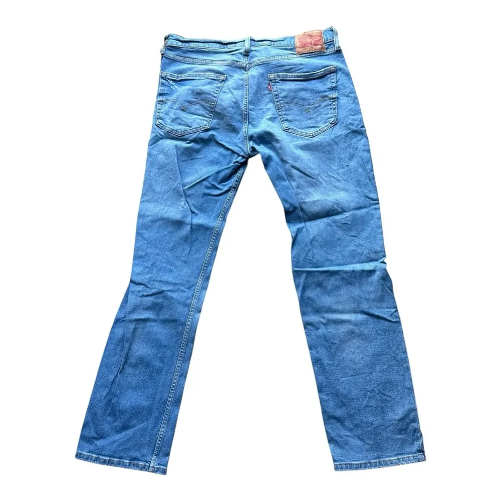 Blue Levi's 514 Jeans Mens 36x32 Mid Rise Cotton‎ Blend Straight